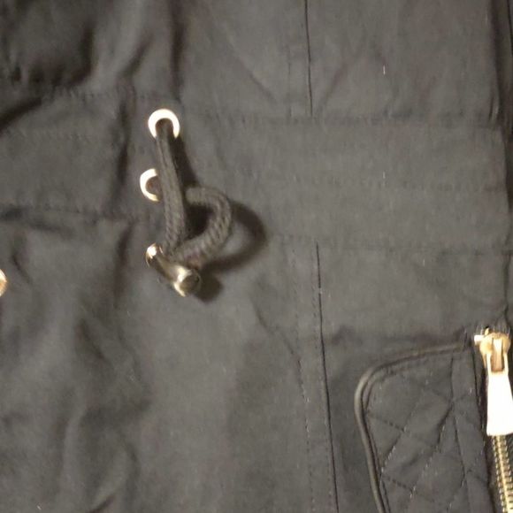 LeeHanton Three Quarter Length Military Style Parka Jacket Black XL - Picture 10 of 12